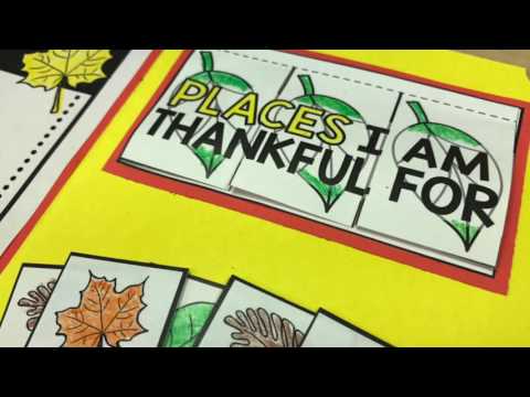 I Am Thankful Lapbook