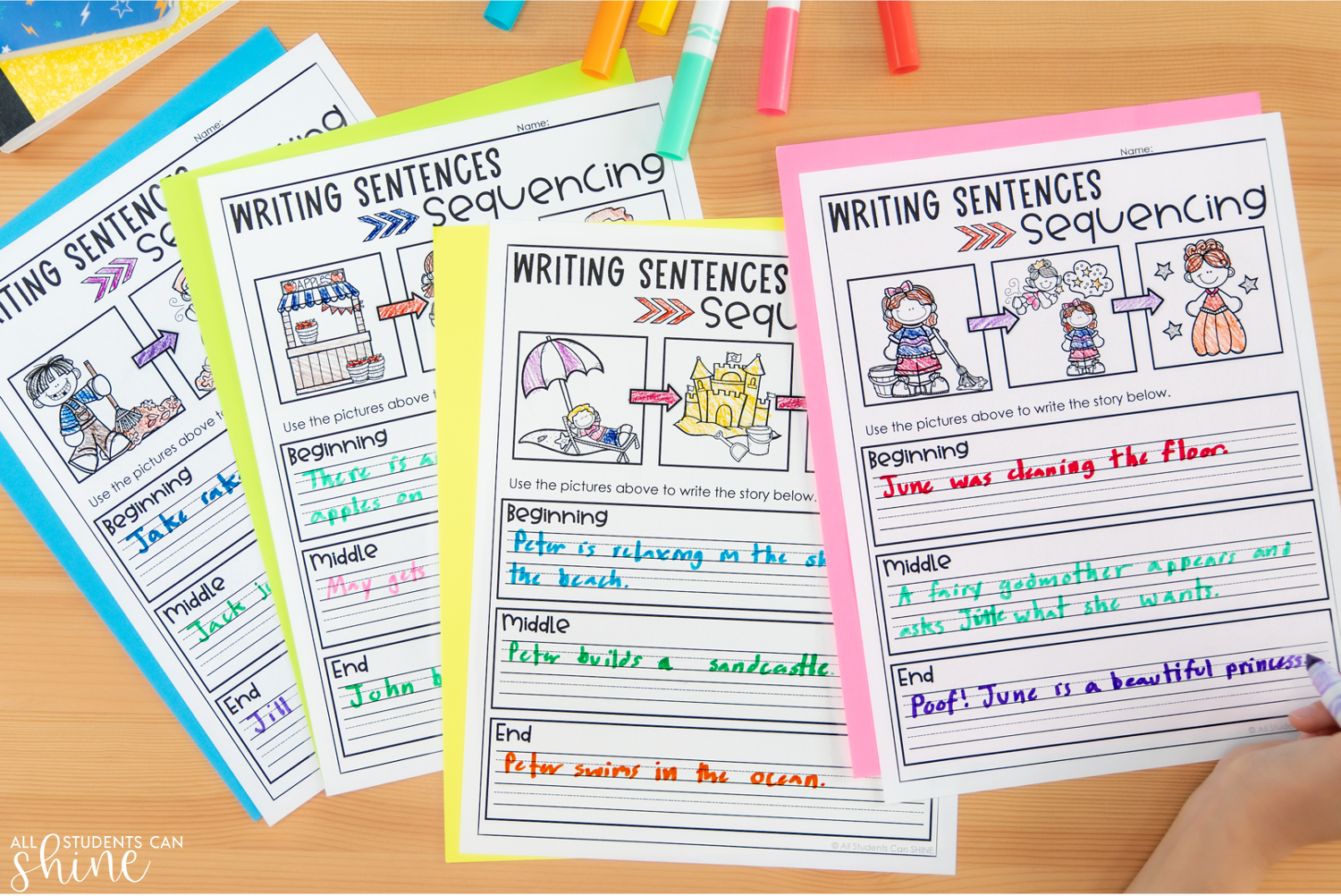 Activities to Help Apply Sequencing Skills to Reading and Writing - All ...