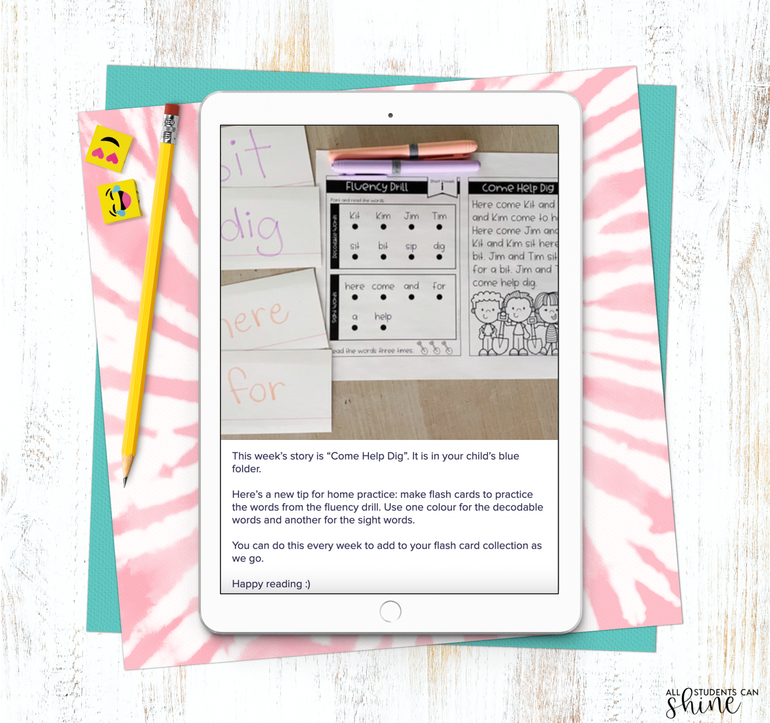 At-Home Reading Tips to Share With Your K-2 Parents - All Students Can ...